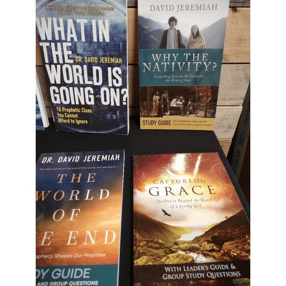 Lot of 6 David Jeremiah Bks / Study Guides - Hope, Captured by Grace, and More - Picture 3 of 3